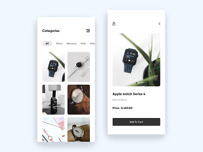 Watch Shop App Concept Design app apps design branding clean creative design ios minimal minimalism pixel shop typography ui ui ux ui design user experience user interface ux ux design web