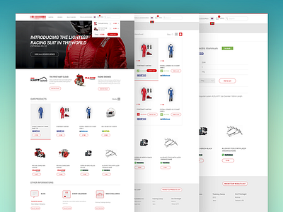 Ecommerce Website cart ecommerce product product detail product list web design