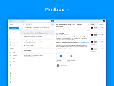 Mailbox email inbox mail minimal