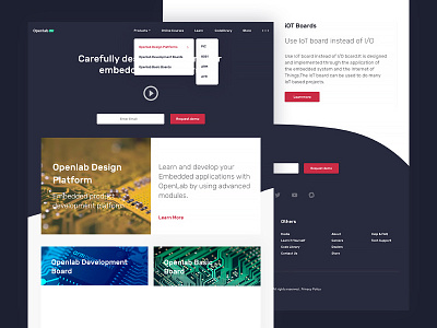 Openlab 2.0 embedded platform home page landing page openlab website