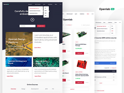 Openlab Store Ecommerce ecommerce embedded platform home page landing page openlab store website