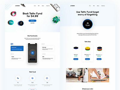 Tethr Landing Page