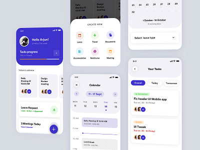 Tasky App by Arjun S on Dribbble