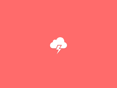 Weather icon minimal solid ui