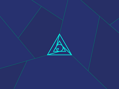 Prismo Logo branding eye geometric logo mark prism studio symbol triangle