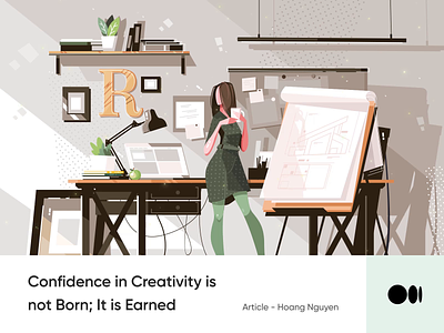 #9 - Confidence in Creativity article blog confidence confident creative illustration medium