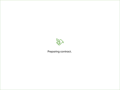 Loading Icon - Contract certificate champagne contract hand icon legal loading paper pencil write