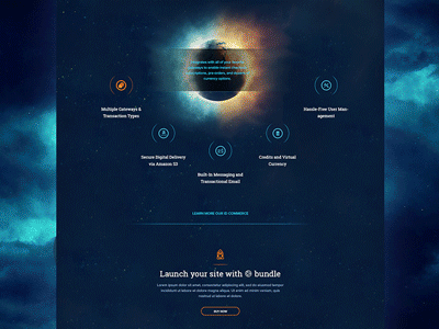 Mars Bundle app commerce landing page rocket space stars themes universe viet nam vietnam web design wordpress