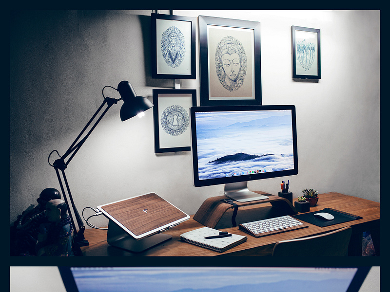 My Workplace at home by Hoang Nguyen on Dribbble