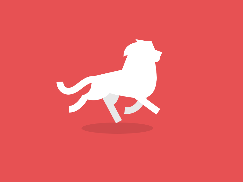 Lion Logo Animation animal animation brand gif leo lion logo mark symbol