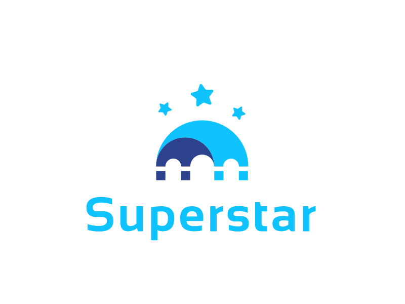 Superstar Ticket - Unused Concept 2 brand comet logo mark service star super symbol ticket