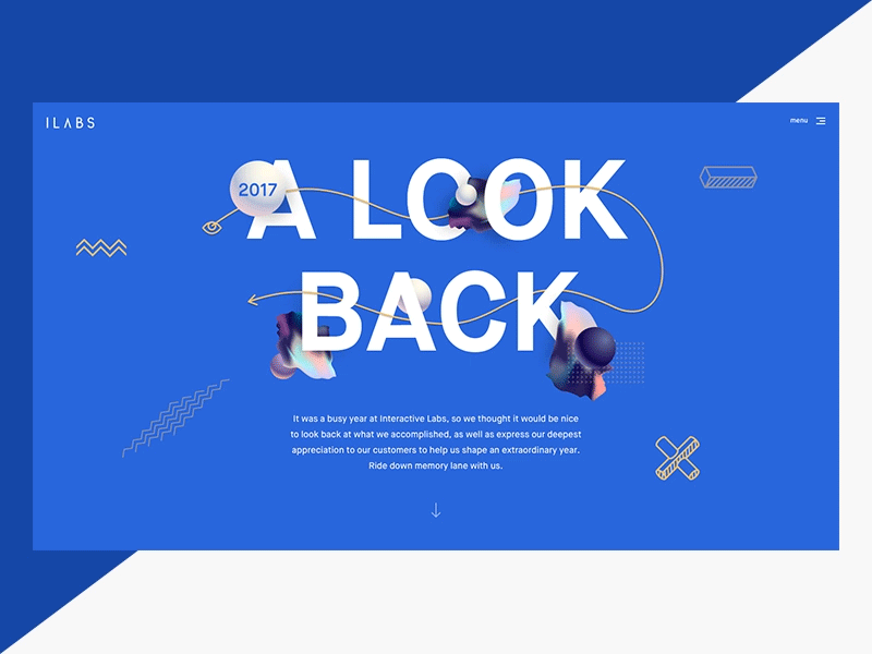 A Look Back Cover 2017 animation cover email end innovation review template year