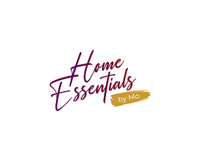 Home Essentials by Mo branding clean design identity logo minimal
