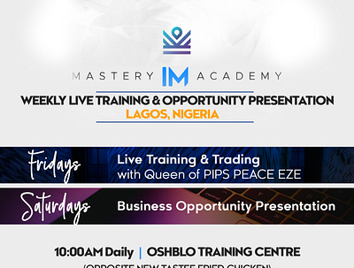 eFlyer Design for IM ACADEMY