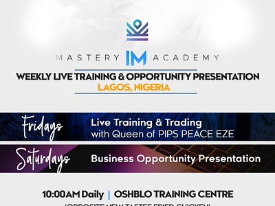 eFlyer Design for IM ACADEMY