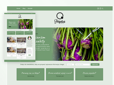Personal Blog Homepage Design blog clean design ecology homepage minimal vegan website writing