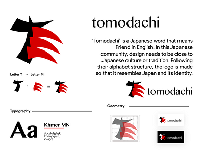 Logo Design 'Tomodachi' brand identity brand logo branding clean design clean logo design logo japan japanese logo logo logo design logo maker