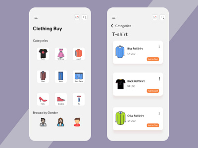 Online Cloth Buying App