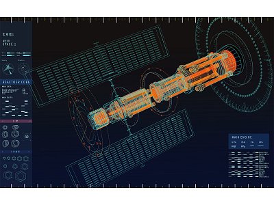 空间站 space station design fuidesign illustration ui