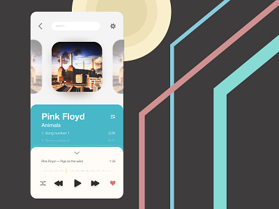 Daily UI 9 — Music player daily 100 challenge daily ui dailyui figma figmadesign minimal ui ui design uiux web design