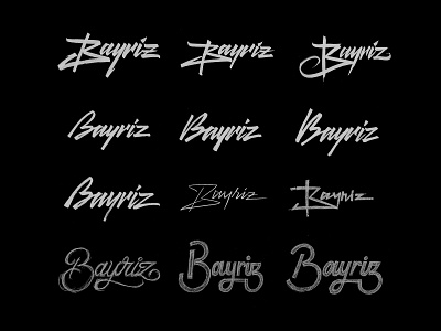 Branding / Identity logo "Bayriz" art direction branding calligraphy graphic design lettering logo logos logotype typogaphy typography design