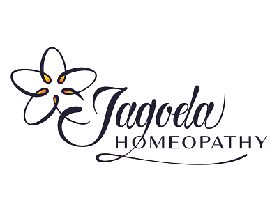 LOGO Jagoda Homeopathy brand branding design graphicdesign handmadefont homeopathy lettering logo typography vector website