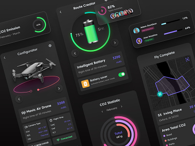 Drone remote control mobile app