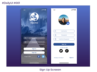 Sign Up Screen