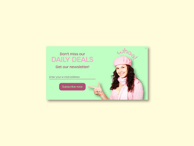 Daily UI Challenge #016 - Pop-up/Overlay