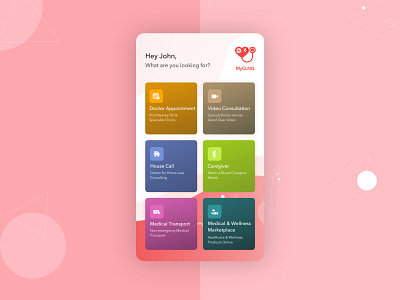 Health Care App Design