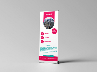 Rollup banner app book cover books business card business card design design graphic design logo rollup banner ui ux