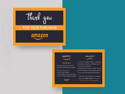 AMAZON THANK YOU CARD