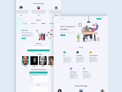 MetaDE landing Page Design