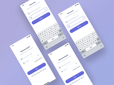 Login/Signup Ui Concept By Soikot design designui graphic design illustration login login signup design login ui page signup signup ui ui ui design uiux ux vector