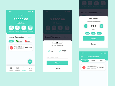 Wallet App ui Design app design figma mobile ui ui ui design uiux ux wallet wallet app wallet app design