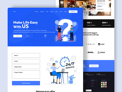 Landing Page UI Design