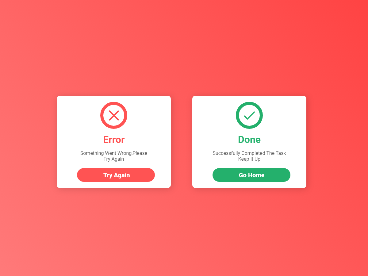 Done Error Popup by Soikot Khan on Dribbble