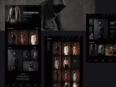 Online store redesign the concept