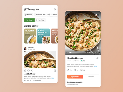 Food Blogging App