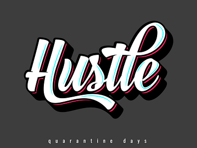 Hustle custom typography