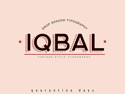 Vintage typography. branding identity illustration logodesign poster poster a day poster art posters tshirt art tshirt design tshirt graphics tshirtdesign typography ui