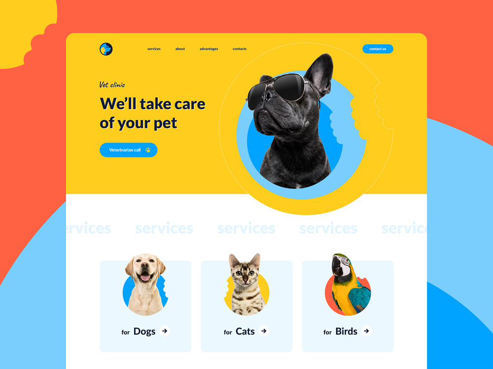 Vet clinic by Denis Alekseev on Dribbble