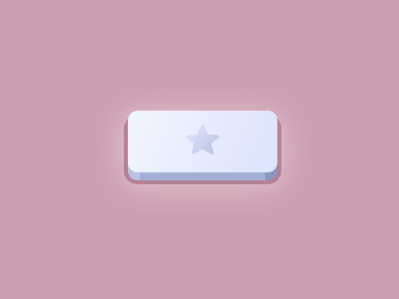 StarButton animation app button design star ui vector