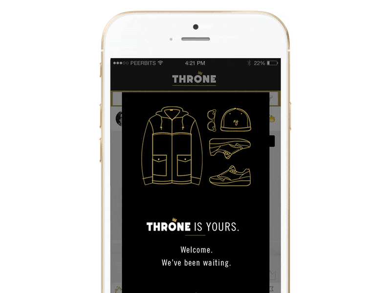 Tinder-like Swipe screen integrated app android animation black ecommerce ios marketplace app shoe sneaker social swipe tinder ui-ux
