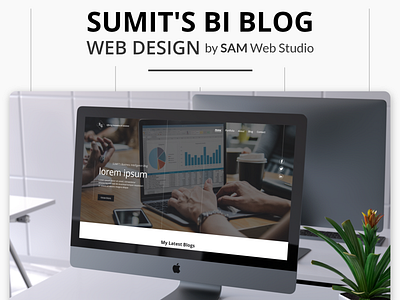 Website Design + Website Development For Sumit's Blog branding uidesign web design ideas web development webdesign website website concept website design website design and development website design ideas website development