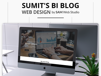 Website Design + Website Development For Sumit's Blog