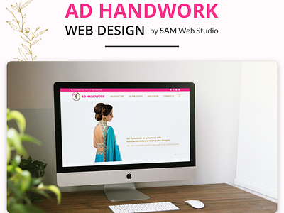 Website Design + Web Development For Ad HandWork branding design illustration web design ideas web development webdesign website website concept website design website design and development website development