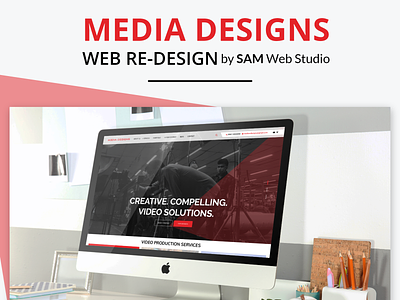 Website Design + Web Development For Media Designs