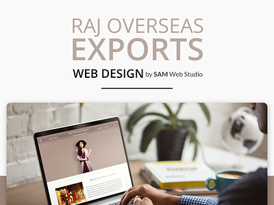Website Design + Web Development For Raj Overseas Exports