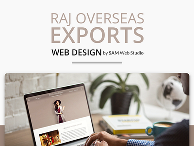 Website Design + Web Development For Raj Overseas Exports branding design illustration web design ideas web development webdesign website website concept website design website design and development website development